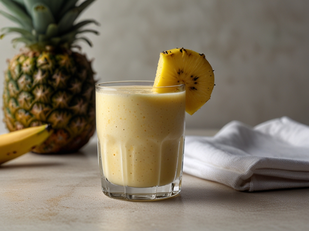 Pineapple and Banana smoothie